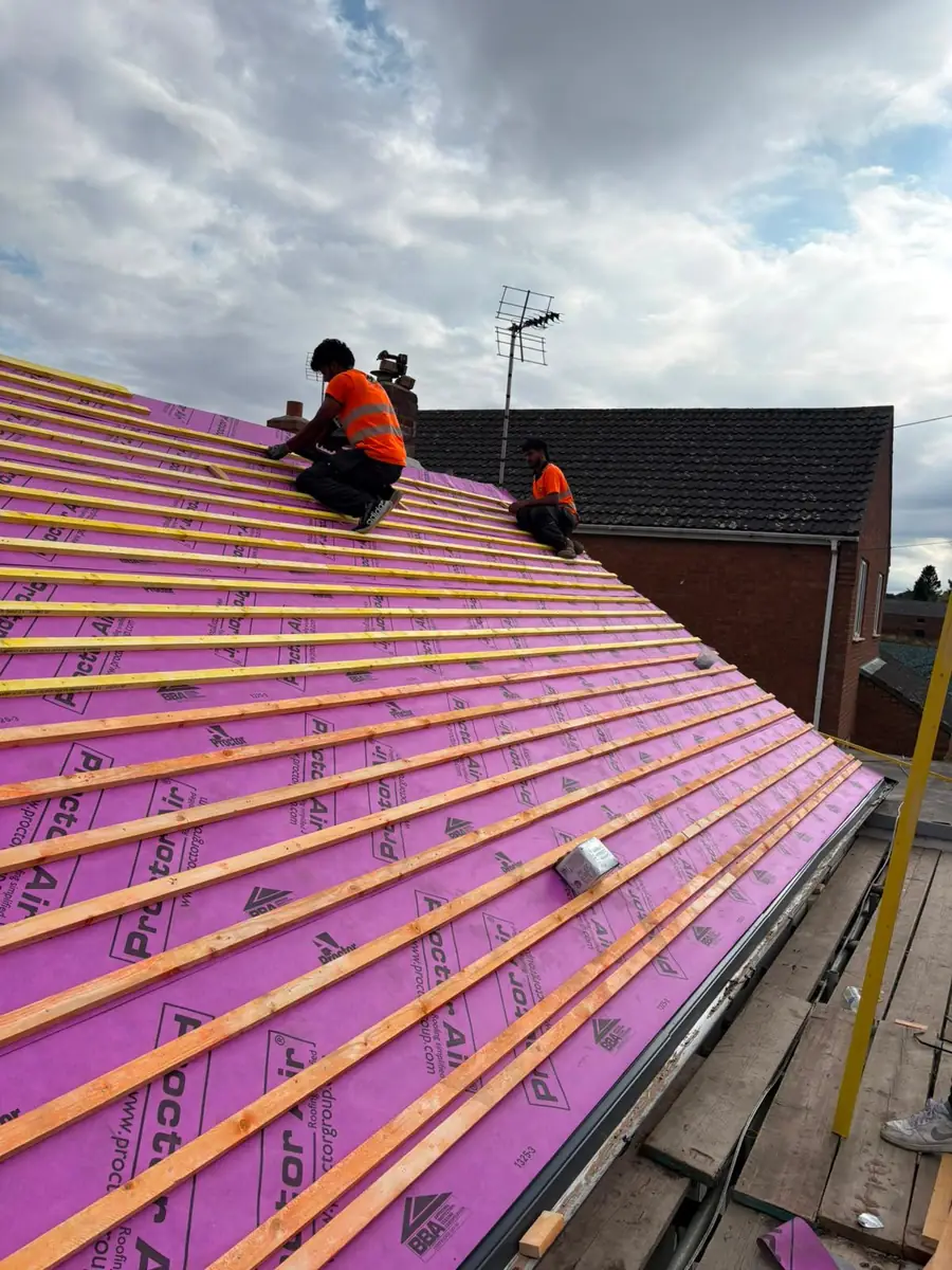 Slate roof replacement, and a fibreglass flat roof rebuilt in EPDM rubber, image 16