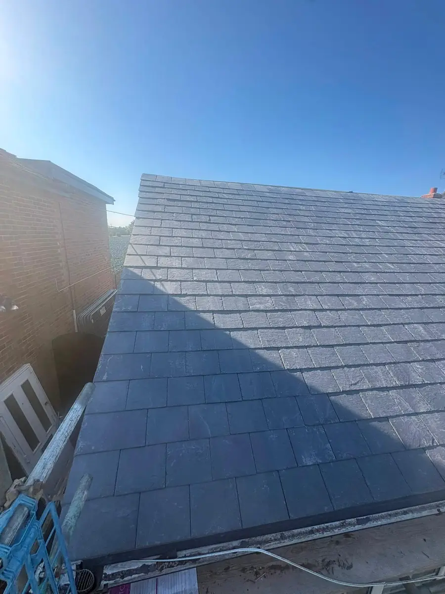 Slate roof replacement, and a fibreglass flat roof rebuilt in EPDM rubber, image 3