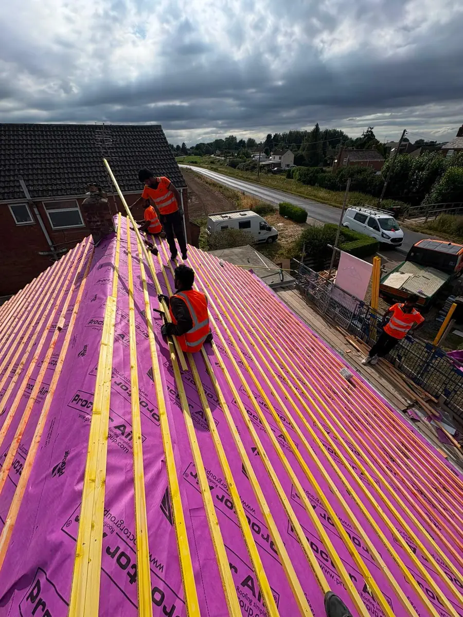 Slate roof replacement, and a fibreglass flat roof rebuilt in EPDM rubber, image 13