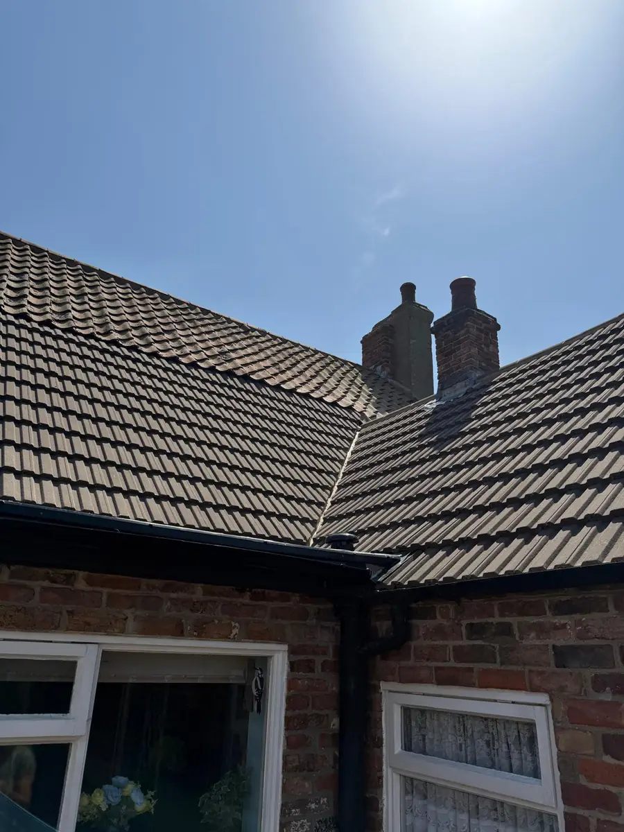 Roof replacement in Redland 49 concrete tile, with new rafters