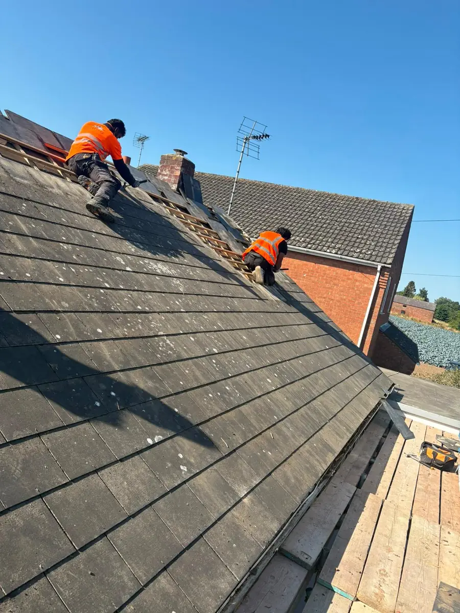 Slate roof replacement, and a fibreglass flat roof rebuilt in EPDM rubber, image 21